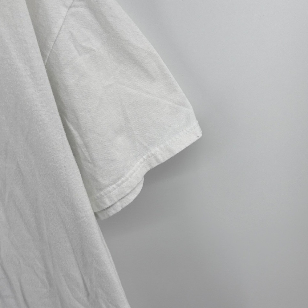 Quiksilver Mens White Pocket T-Shirt Regular Fit Cotton Short Sleeve XXL Logo - Picture 3 of 7